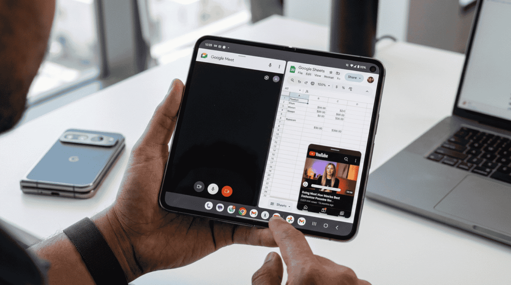 Google Pixel 9 Pro Fold Software & Multitasking