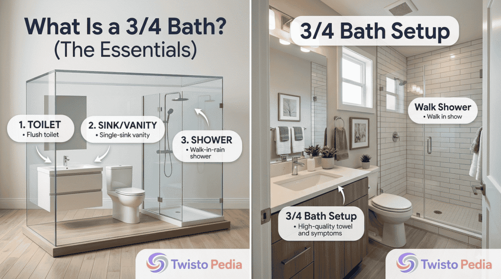 What Is a 34 Bath Powerful Guide for Bathroom Design