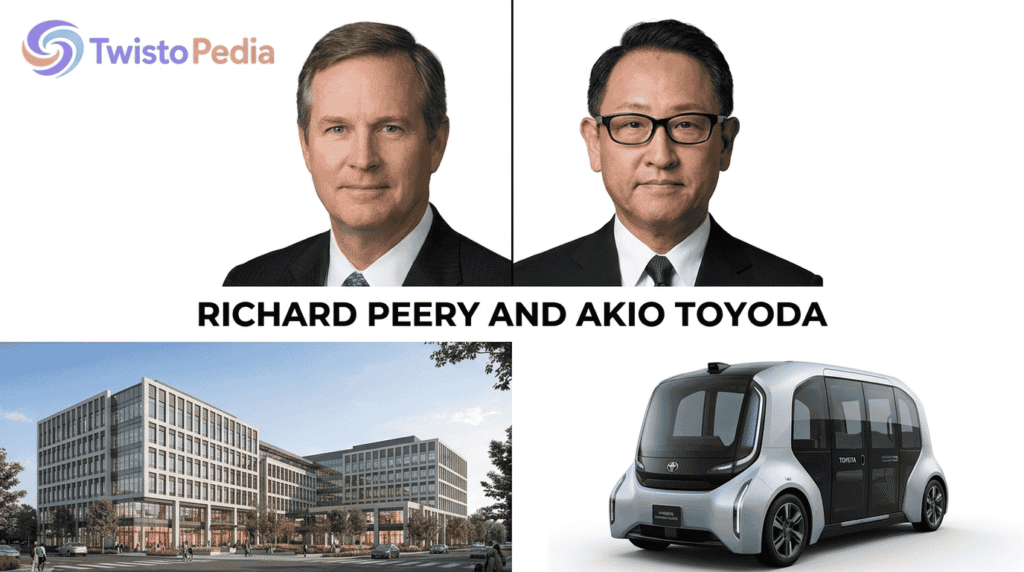 Richard Peery and Akio Toyoda