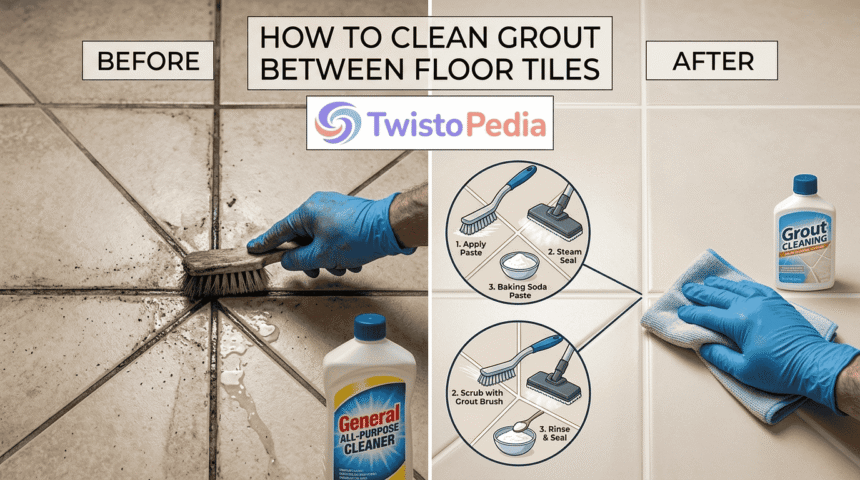 How to Clean Grout Between Floor Tiles? Complete Process