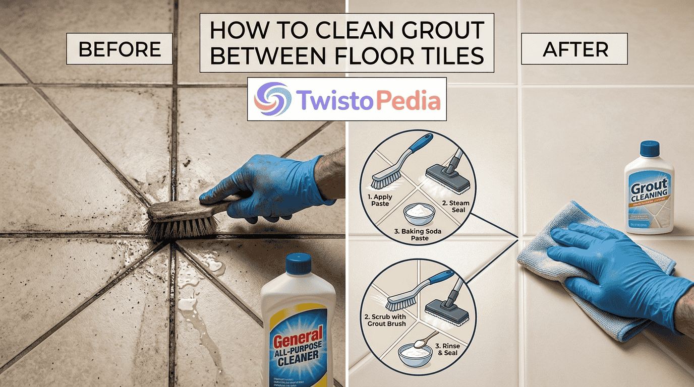 How to Clean Grout Between Floor Tiles? Complete Process