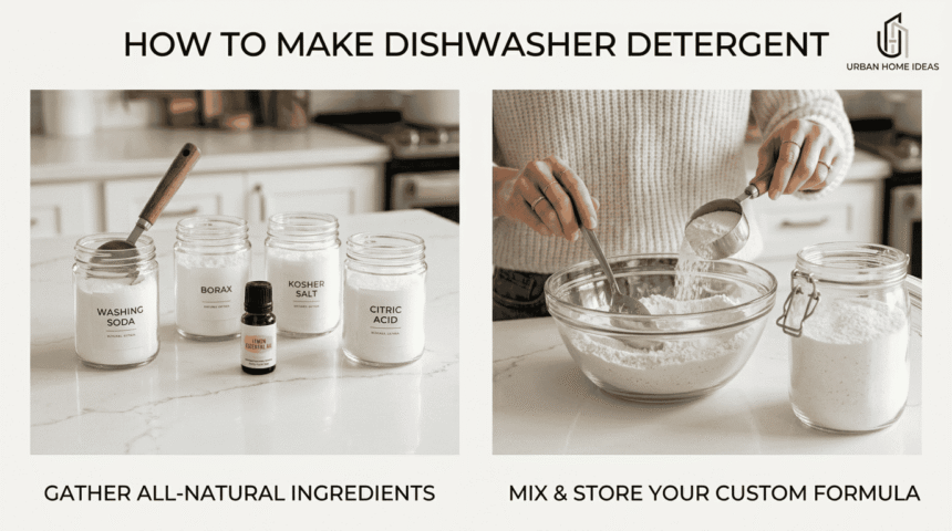 How to Make Dishwasher Detergent