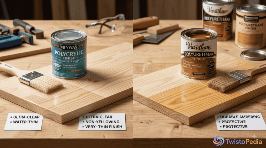 Polycrylic vs Polyurethane Differences, Durability, Cost, Lifespan & Installation