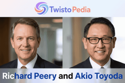 Richard Peery and Akio Toyoda